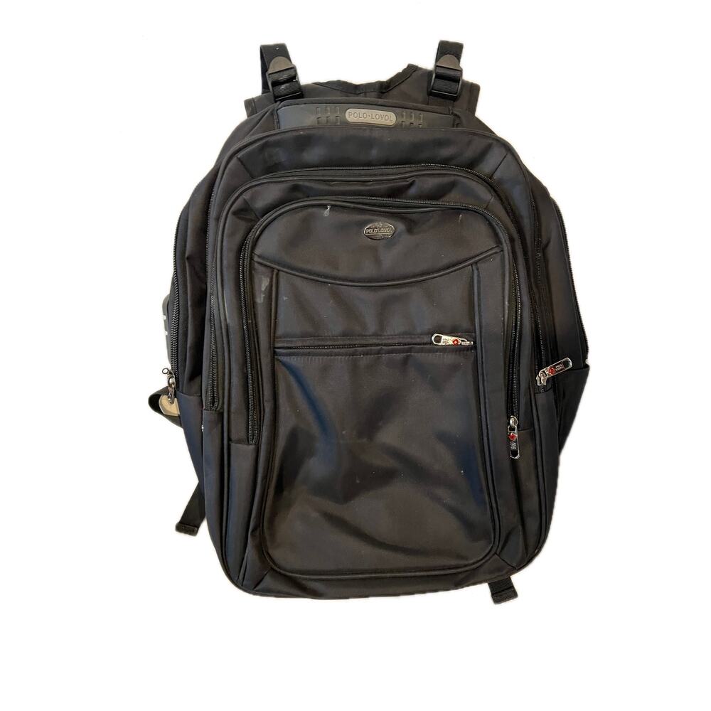 Polo Lovol Padded Charcoal Gray Computer Backpack